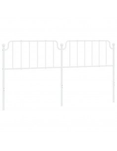 Testiera in Metallo Bianco 193 cm 2
