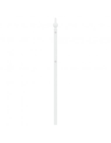 Testiera in Metallo Bianco 193 cm