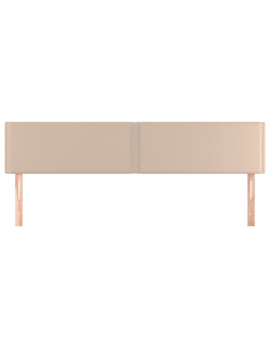 Testiere 2 pz Cappuccino 80x5x78/88 cm in Similpelle