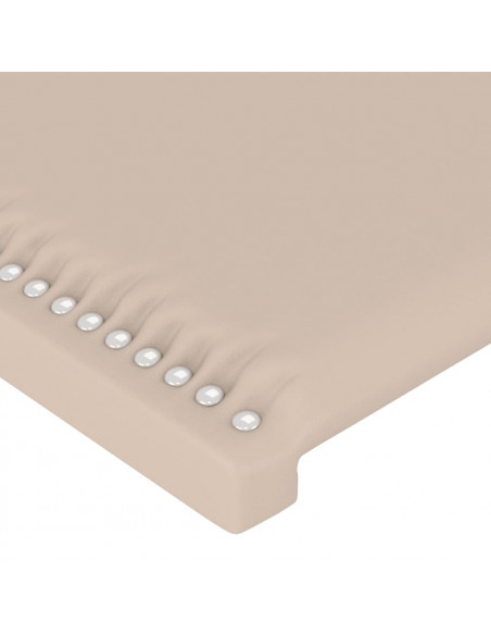 Testiere 2 pz Cappuccino 80x5x78/88 cm in Similpelle