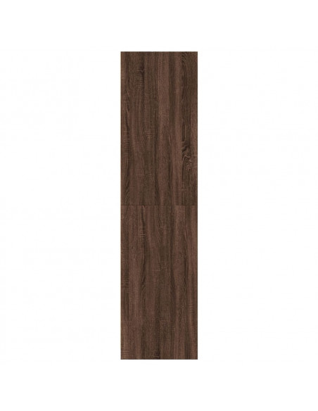 Armadio Rovere Marrone 30x50x200 cm in Legno Multistrato
