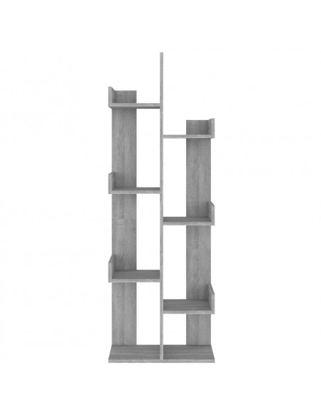 Libreria 48x25x140 cm Grigio Sonoma Legno Multistrato