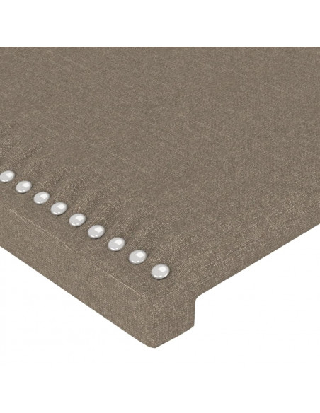 Testiera 2 pz Tortora 80x5x78/88 cm in Tessuto