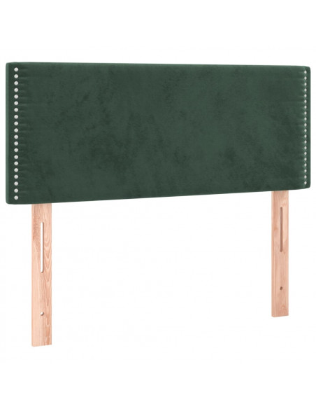 Testiera a LED Verde scuro 90x5x78/88 cm in Similpelle