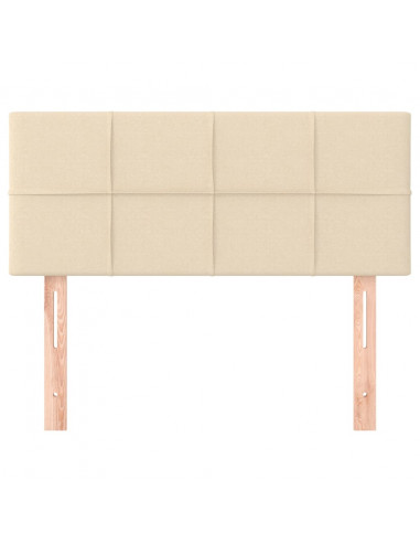 Testiera Crema 80x5x78/88 cm in Tessuto