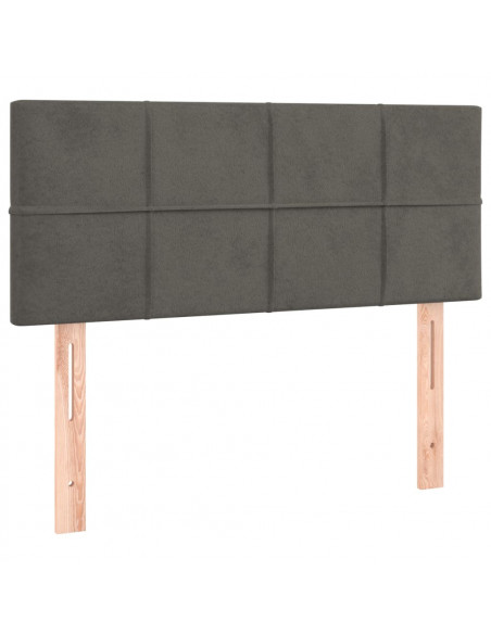 Testiera Grigio Scuro 80x5x78/88 cm in Velluto