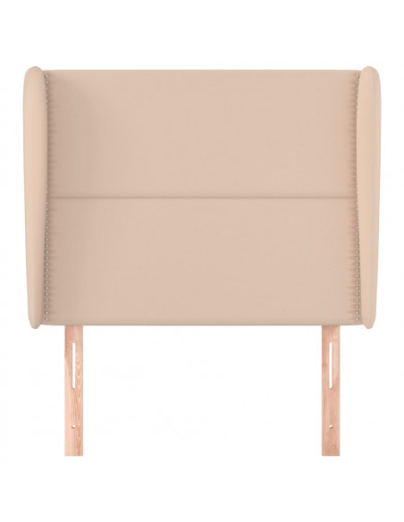 Testiera ad Orecchio Cappuccino 103x23x118/128 cm in Similpelle