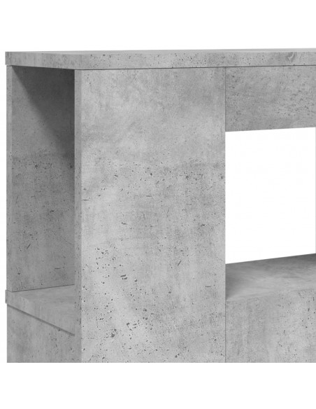 Testiera LED Grigio Cemento 200x18,5x103,5 cm Legno Multistrato