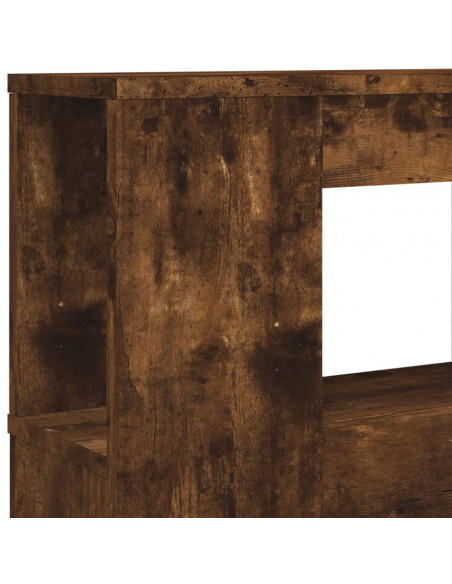 Testiera LED Rovere Fumo 200x18,5x103,5 cm Legno Multistrato