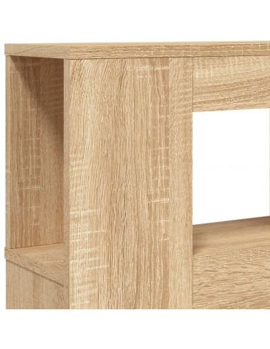 Testiera LED Rovere Sonoma 200x18,5x103,5 cm Legno Multistrato