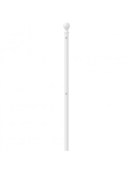 Testiera in Metallo Bianco 180 cm