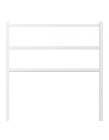 Testiera in Metallo Bianco 90 cm