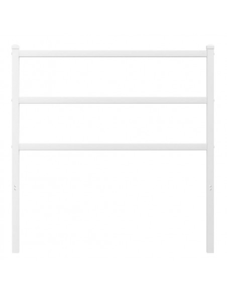 Testiera in Metallo Bianco 90 cm