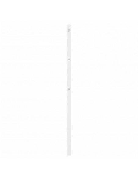Testiera in Metallo Bianco 90 cm