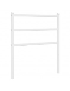 Testiera in Metallo Bianco 75 cm 2