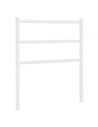 Testiera in Metallo Bianco 75 cm