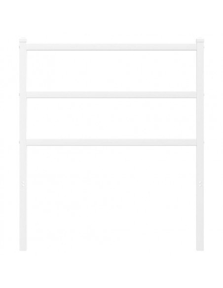 Testiera in Metallo Bianco 75 cm
