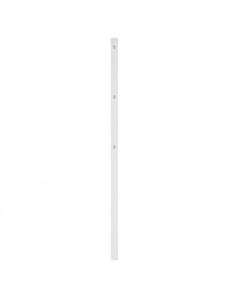 Testiera in Metallo Bianco 75 cm