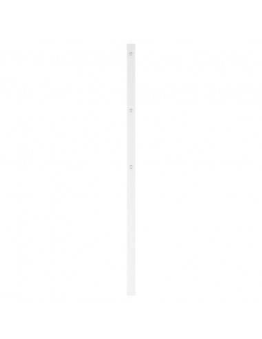 Testiera in Metallo Bianco 160 cm