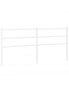 Testiera in Metallo Bianco 193 cm 2