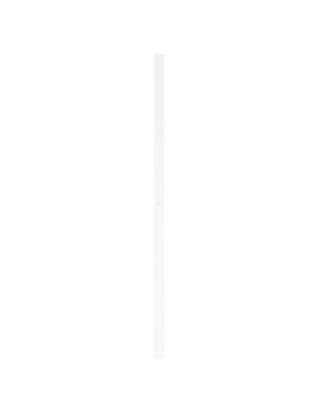 Testiera in Metallo Bianco 193 cm
