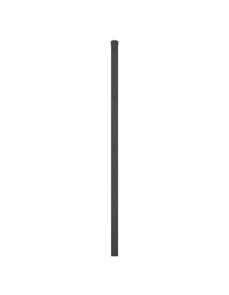Testiera in Metallo Nero 90 cm