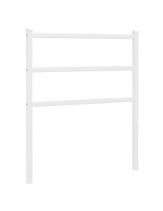 Testiera in Metallo Bianco 80 cm 2