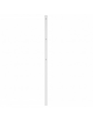 Testiera in Metallo Bianco 80 cm