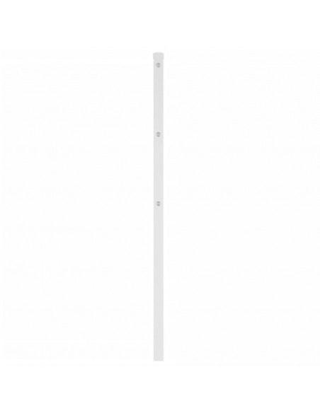 Testiera in Metallo Bianco 80 cm
