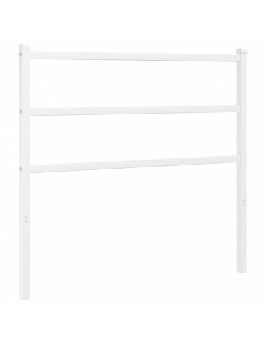 Testiera in Metallo Bianco 100 cm