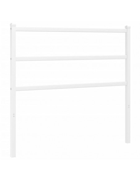 Testiera in Metallo Bianco 100 cm