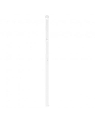 Testiera in Metallo Bianco 100 cm