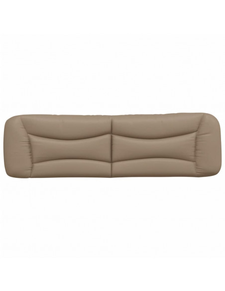 Cuscino Testiera Cappuccino 180 cm in Similpelle