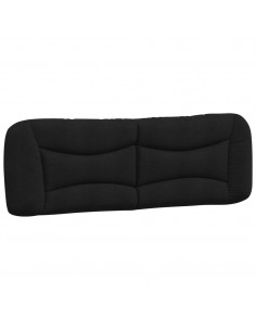 Cuscino Testiera Nero 160 cm in Tessuto 2