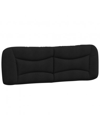 Cuscino Testiera Nero 160 cm in Tessuto
