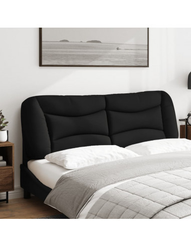 Cuscino Testiera Nero 160 cm in Tessuto