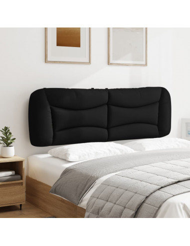 Cuscino Testiera Nero 160 cm in Tessuto