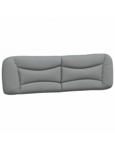 Cuscino Testiera Grigio Chiaro 180 cm in Tessuto 2