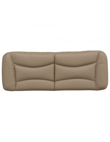 Cuscino Testiera Cappuccino 140 cm in Similpelle