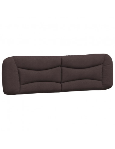 Cuscino Testiera Marrone Scuro 180 cm in Tessuto