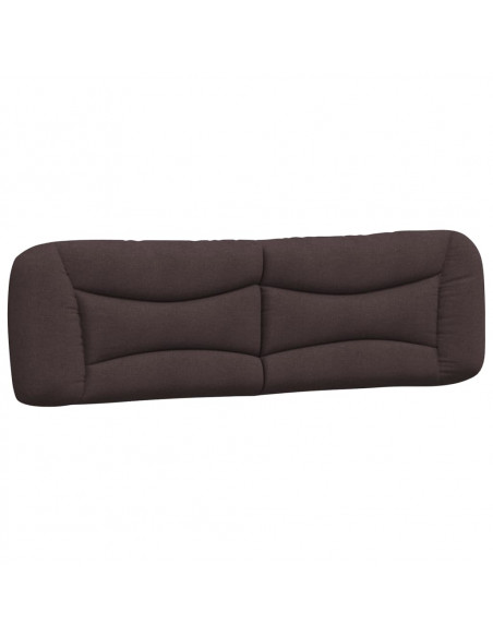Cuscino Testiera Marrone Scuro 180 cm in Tessuto