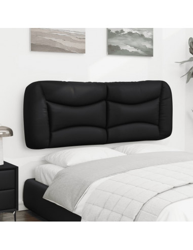 Cuscino Testiera Nero 120 cm in Similpelle