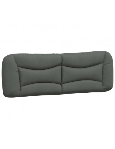 Cuscino Testiera Grigio Scuro 160 cm in Tessuto