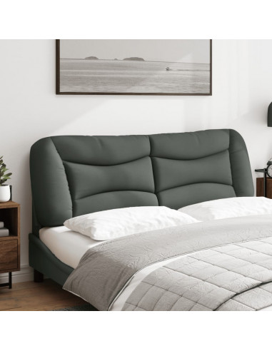 Cuscino Testiera Grigio Scuro 160 cm in Tessuto