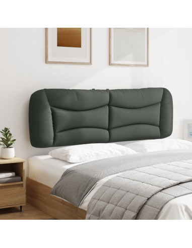 Cuscino Testiera Grigio Scuro 160 cm in Tessuto