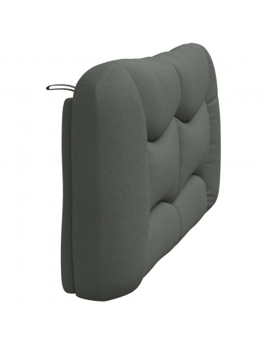 Cuscino Testiera Grigio Scuro 160 cm in Tessuto