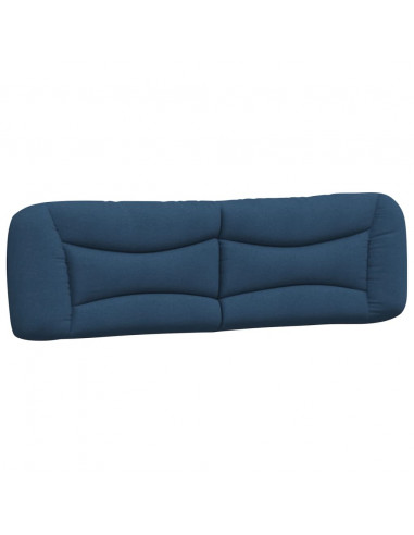 Cuscino Testiera Blu 180 cm in Tessuto