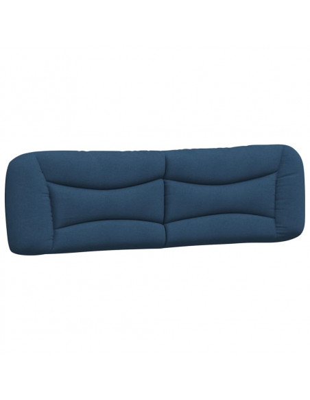 Cuscino Testiera Blu 180 cm in Tessuto