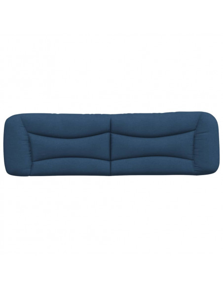 Cuscino Testiera Blu 180 cm in Tessuto
