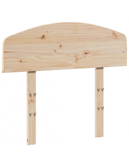 Testiera 75 cm in Legno Massello di Pino